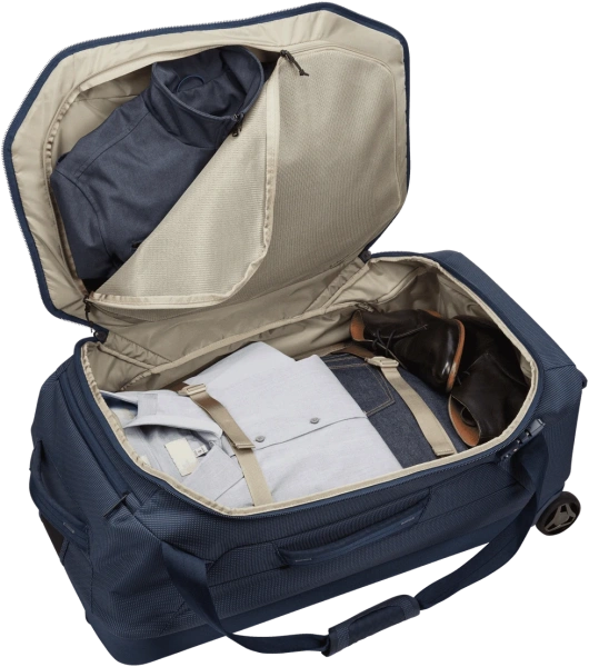 Повседневные сумки Спортивная сумка на колесах Thule Crossover 2 Wheeled Duffel 76cm/30", 87L, Dress Blue THULE Спортивная сумка на колесах Thule Crossover 2 Wheeled Duffel 76cm/30", 87L, Dress Blue THULE