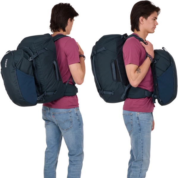 Рюкзаки Туристический рюкзак Thule Landmark Travel Pack 60L - Darkest Blue THULE Туристический рюкзак Thule Landmark Travel Pack 60L - Darkest Blue THULE