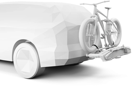 Набор удлинненных сменных ремней Thule для колес велосипедов с широкими колесами