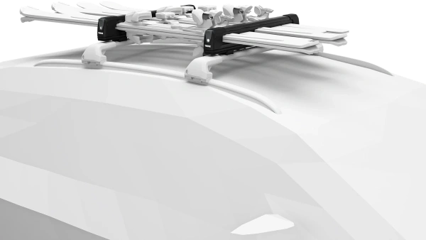 Багажники для зимнего спортивного снаряжения Крепление Thule SnowPack Extender для перевозки (лыж5/сноуборд2), черного цвета THULE Крепление Thule SnowPack Extender для перевозки (лыж5/сноуборд2), черного цвета THULE