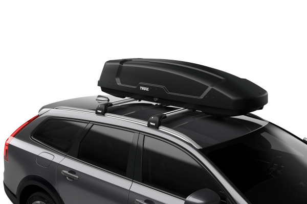 Боксы на крышу Бокс Thule Force XT Sport, 190x63x42,5 см, черный, dual side, aeroskin, 300 л THULE Бокс Thule Force XT Sport, 190x63x42,5 см, черный, dual side, aeroskin, 300 л THULE