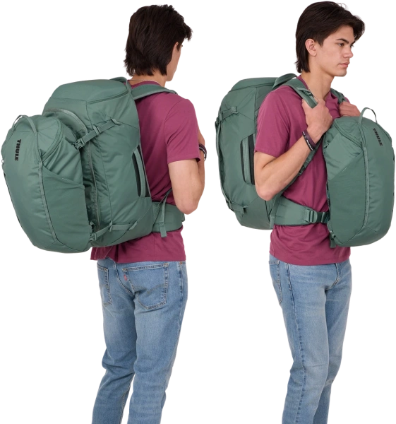 Рюкзаки Туристический рюкзак Thule Landmark Travel Pack 60L - Hazy Green THULE Туристический рюкзак Thule Landmark Travel Pack 60L - Hazy Green THULE