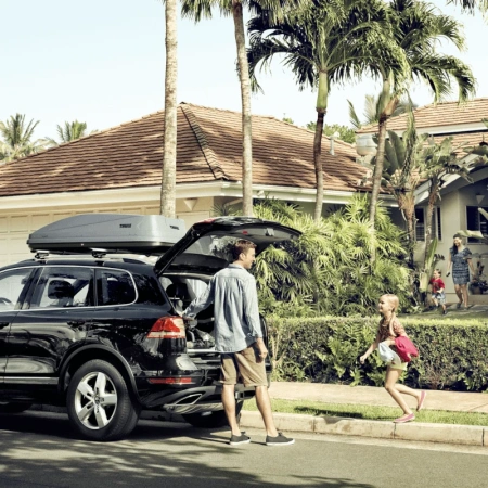 Бокс Thule Touring M (200), 175x82x45 см, титановый, dual side, aeroskin, 400 л