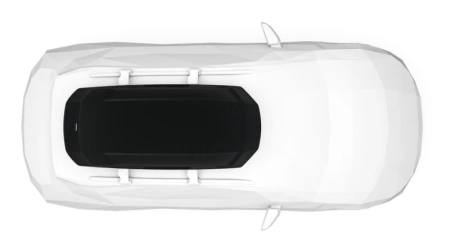 Бокс Thule Force 3 L, 195x84.5x42.5 см, черный, dual side, aeroskin, 450 л