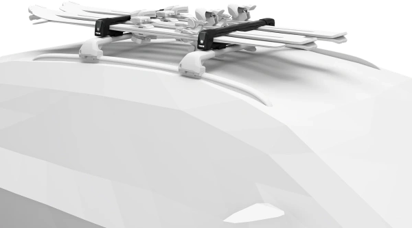 Багажники для зимнего спортивного снаряжения Крепление Thule SnowPack для перевозки (лыж4/сноуборд2) черного цвета 732406 THULE Крепление Thule SnowPack для перевозки (лыж4/сноуборд2) черного цвета 732406 THULE