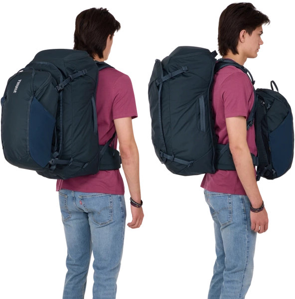 Рюкзаки Туристический рюкзак Thule Landmark Travel Pack 70L - Darkest Blue THULE Туристический рюкзак Thule Landmark Travel Pack 70L - Darkest Blue THULE