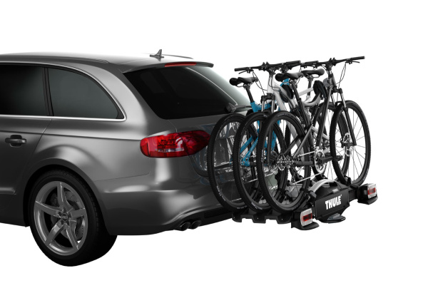 Велокрепления на фаркоп Платформа на фаркоп Thule VeloCompact для 3-х велосипедов 7pin 927 THULE Платформа на фаркоп Thule VeloCompact для 3-х велосипедов 7pin 927 THULE