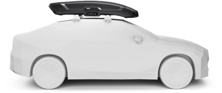 Бокс Thule Vector M, 212x88x33.5 см, черный металлик, 310 л