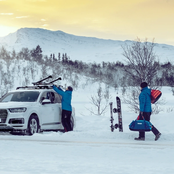 Багажники для зимнего спортивного снаряжения Крепление Thule SnowPack Extender для перевозки (лыж5/сноуборд2), черного цвета THULE Крепление Thule SnowPack Extender для перевозки (лыж5/сноуборд2), черного цвета THULE