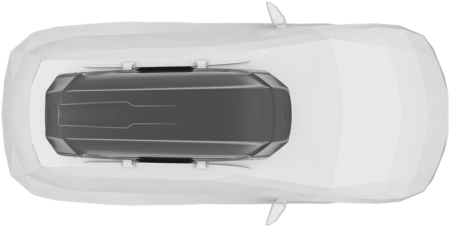 Бокс Thule Motion 3 XXL, 232x92x45 см, титановый глянцевый, 600 л