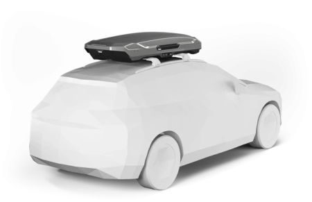 Бокс Thule Motion 3 XL Low, 216x89x35 см, титановый глянцевый, 400 л