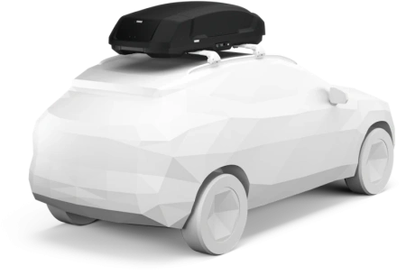 Бокс Thule Force 3 M, 175x81x44 см, черный, dual side, aeroskin, 400 л