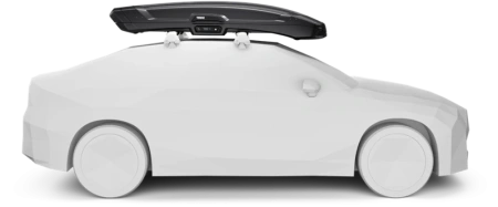 Бокс Thule Vector Alpine, 228x88,5x32 см, черный металлик, 360 л