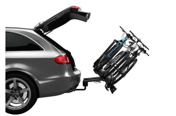 Велокрепления на фаркоп Платформа на фаркоп Thule VeloCompact для 3-х велосипедов 7pin 927 THULE Платформа на фаркоп Thule VeloCompact для 3-х велосипедов 7pin 927 THULE