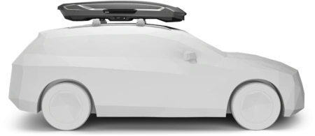 Бокс Thule Motion 3 XL Low, 216x89x35 см, титановый глянцевый, 400 л